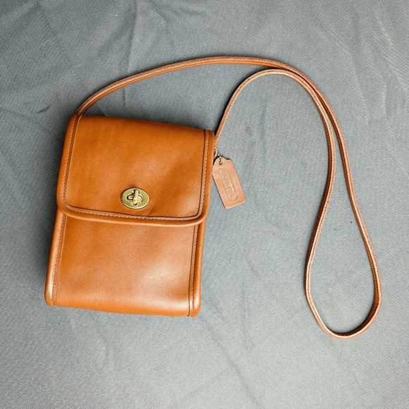 NEW! Coach vintage Scooter Bag 90s leather crossbody 9893